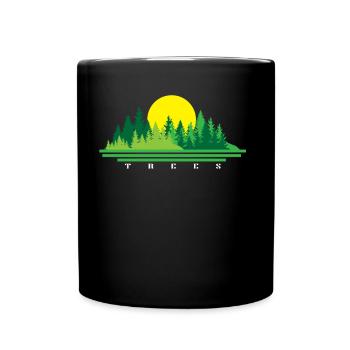 Tree - Full Colour Mug - black - Front
