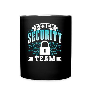Équipe de cybersécurité Piratage de la sécurité informatique Hacker - Mug uni - noir - Devant