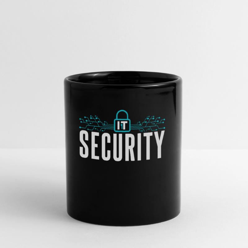 It Security Hack Cybersecurity Hacking Hacker Full Colour Mug