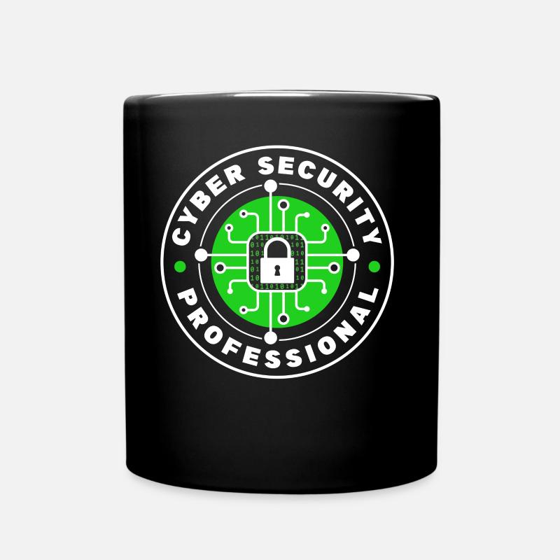 Cybersecurity Profi IT Sicherheit Hacker Hacking - Tasse einfarbig - Schwarz