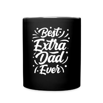 The Best Surrogate Father of All Time Stepfather - Full Colour Mug - black - Front