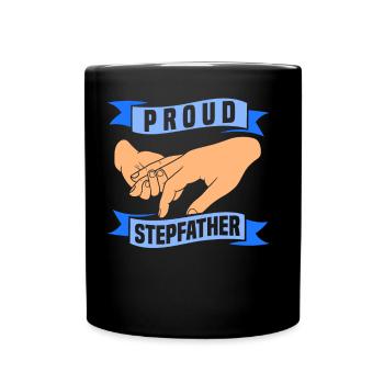 Fier beau-père Beau-père Beau-père Fête des pères - Mug uni - noir - Devant