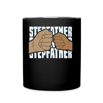 Beau-père Beau-père Beau-père Fête des pères - Mug uni - noir - Devant