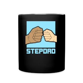 Beau-père Beau-père Beau-père Fête des pères - Mug uni - noir - Devant