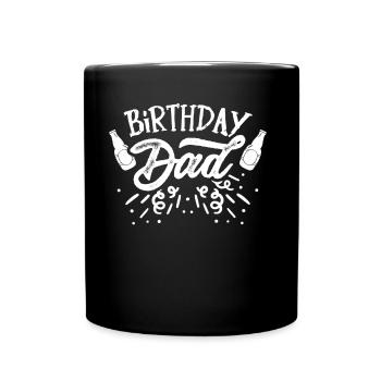 Anniversaire Papa Party Papa Père - Mug uni - noir - Devant