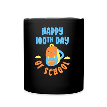 Happy 100 School Day Team 100 Days Sweet - Mug uni - noir - Devant