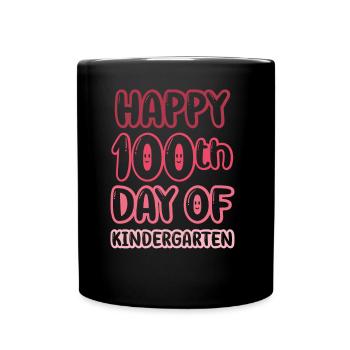 Joyeux 100 jours de maternelle Team Süß - Mug uni - noir - Devant