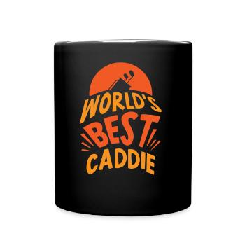 Le meilleur caddie au monde Golfer Golf golf - Mug uni - noir - Devant