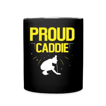 Fier Caddie Golfeur Golf Profession Golf - Mug uni - noir - Devant