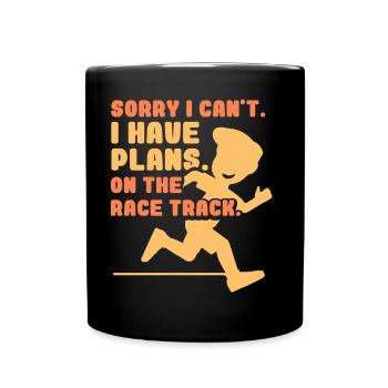J’ai des plans sur la piste Team Hobby Sorry - Mug uni - noir - Devant