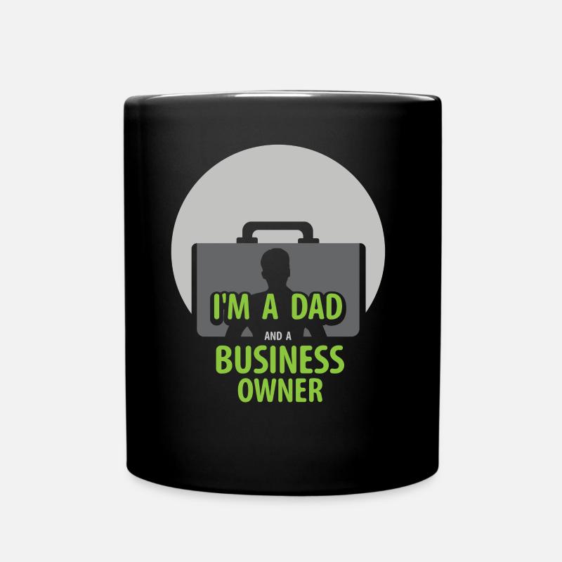 Ich Bin Ein Vater Und Ein Geschäftsinhaber CEO - Tasse einfarbig - Schwarz