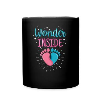 Miracle Inside Pregnant Baby Inside Sweet - Full Colour Mug - black - Front