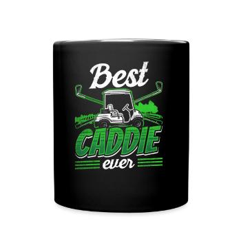 Meilleur caddie de golf golfeur golfeur golf - Mug uni - noir - Devant