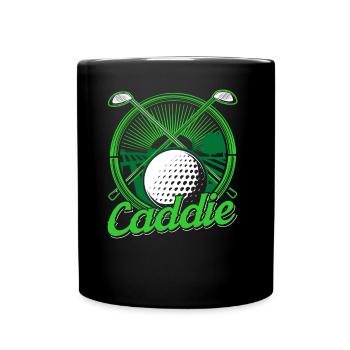 Caddie Golf Golf Golfer Profession - Full Colour Mug - black - Front