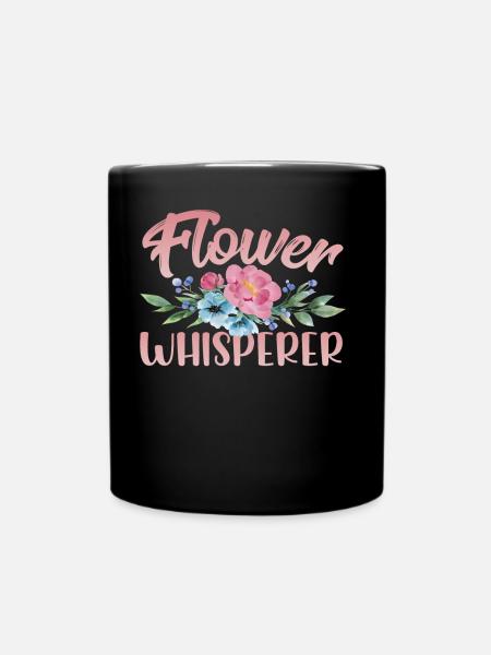 Fleur Chuchoteur Fleuriste Profession Fleur Boutique Fleur - Mug uni - noir
