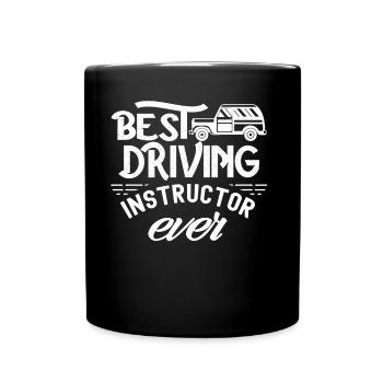 Bester Fahrlehrer Aller Zeiten Beruf Fahrschule - Tasse einfarbig - Schwarz - Vorne