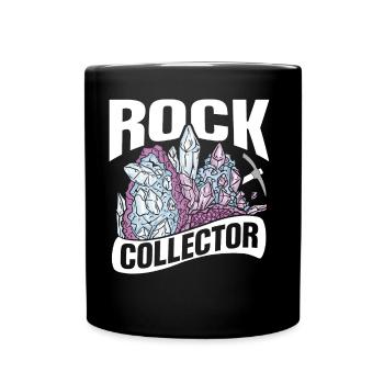 Stone Collector Geologist Geology Student Geology - Full Colour Mug - black - Front