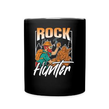 Rock Hunter Geologist Geology Geology Student - Full Colour Mug - black - Front
