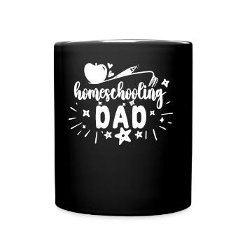 HomeschoolIng Papa Père Homeschool Fête des pères - Mug uni - noir - Devant