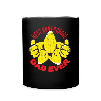 Bester Homeschooling Papa Aller Zeiten Vater - Tasse einfarbig - Schwarz - Vorne
