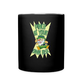 Pincez à vos risques et périls Irish Irish Ireland - Mug uni - noir - Devant