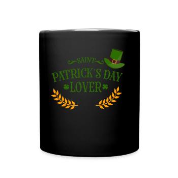 St Patrick's Day lover Irish Ireland Irish - Full Colour Mug - black - Front