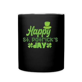 Tout le meilleur À la Saint-Patrick Gaélique Irlande Irlandais - Mug uni - noir - Devant