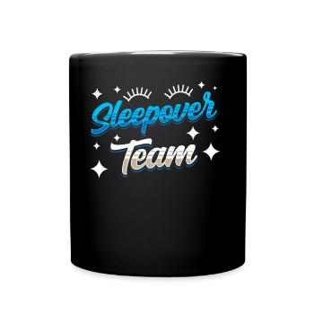 Nuit en équipe Party Nuitée - Mug uni - noir - Devant