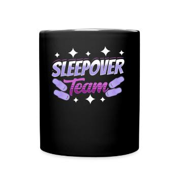 Nuit en équipe Party Nuitée - Mug uni - noir - Devant