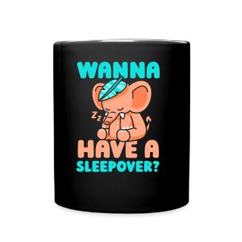 Envie d’une nuitée ? Sweet Party Nuitée - Mug uni - noir - Devant