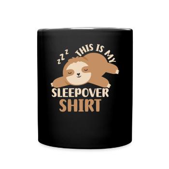 This is my Sleepover Shirt Party Stay - Full Colour Mug - black - Front