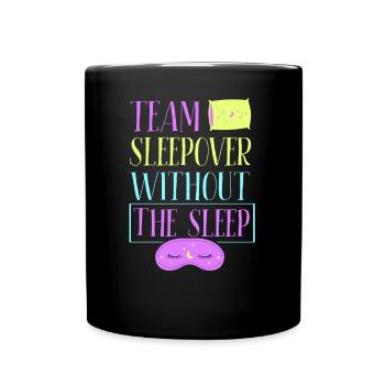 Soirée pyjama d’équipe sans fête mignonne Nuitée - Mug uni - noir - Devant