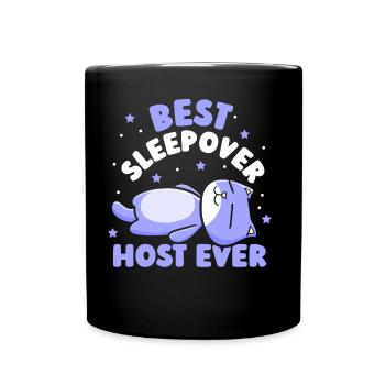 Meilleur hôte de nuit jamais party - Mug uni - noir - Devant