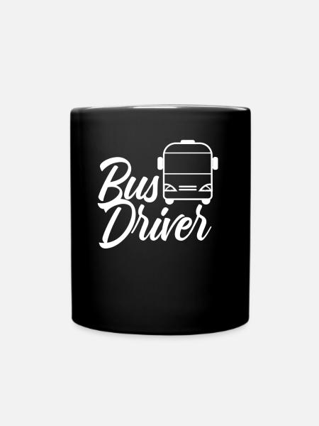 Busfahrer Reisebus Busfahren - Tasse einfarbig - Schwarz