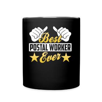 Le meilleur facteur de poste officiel de tous les temps - Mug uni - noir - Devant