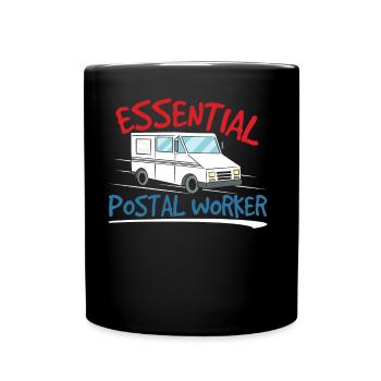 Indispensable facteur facteur - Mug uni - noir - Devant