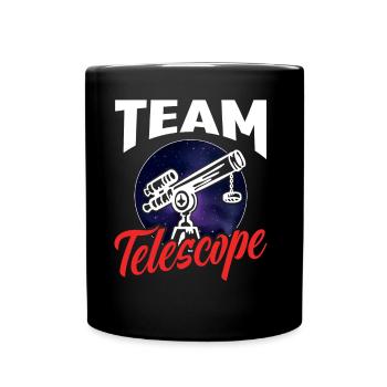 Équipe Télescope Univers Étoiles Spatiales - Mug uni - noir - Devant