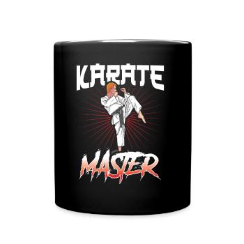 Karate Master Martial Arts Fighter Martial Arts - Full Colour Mug - black - Front