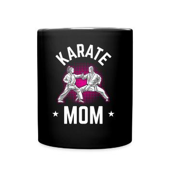 Karaté Mère Arts Martiaux Combattant d’Arts Martiaux - Mug uni - noir - Devant