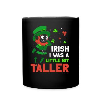 J’aimerais être un peu plus grand - Mug uni - noir - Devant