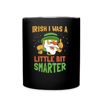 Iirish J’étais un peu plus intelligent Irlande irlandaise - Mug uni - noir - Devant