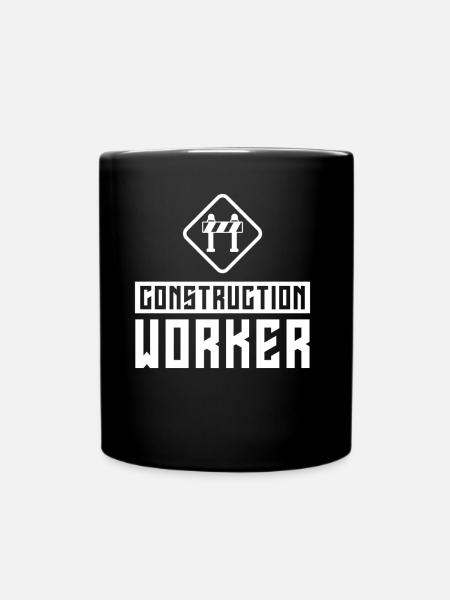 Bauarbeiter Bau Teamwork Baustelle Team - Tasse einfarbig - Schwarz