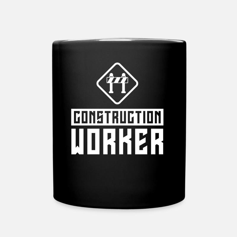 Bauarbeiter Bau Teamwork Baustelle Team - Tasse einfarbig - Schwarz