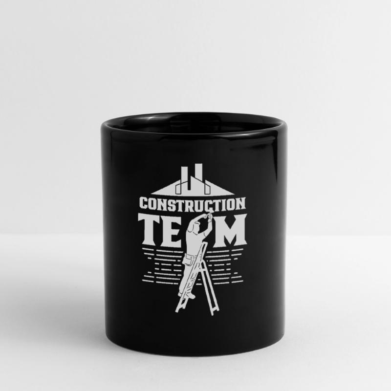 Construction Team Teamwork Construction site Construction workers Full Colour Mug