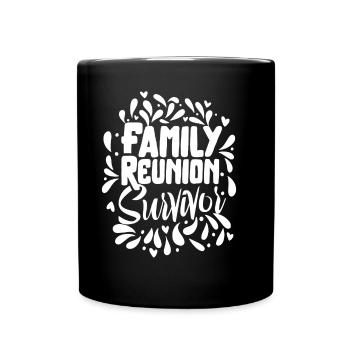 Survivant d’une équipe familiale de regroupement familial - Mug uni - noir - Devant