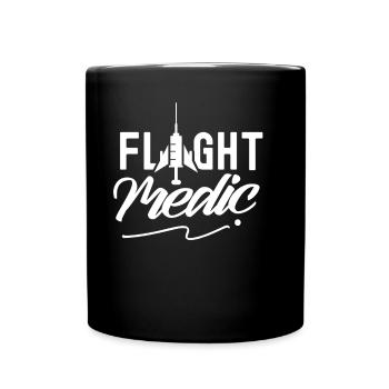 Profession de médecin aéronautique Infirmière de vol Médecin de vol - Mug uni - noir - Devant