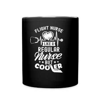 Infirmière de vol Médecin de vol Profession de médecin de vol - Mug uni - noir - Devant
