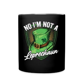 No I'm not a Leprechaun Irish Leprechaun Irish - Full Colour Mug - black - Front