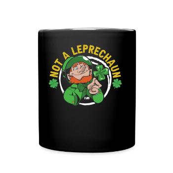 Pas de leprechaun Irlandais St Patrick Leprechaun Irlandais - Mug uni - noir - Devant