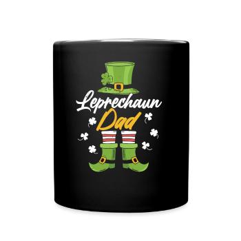 Gobelin Papa St Patrick Leprechaun Irlandais Irlandais - Mug uni - noir - Devant